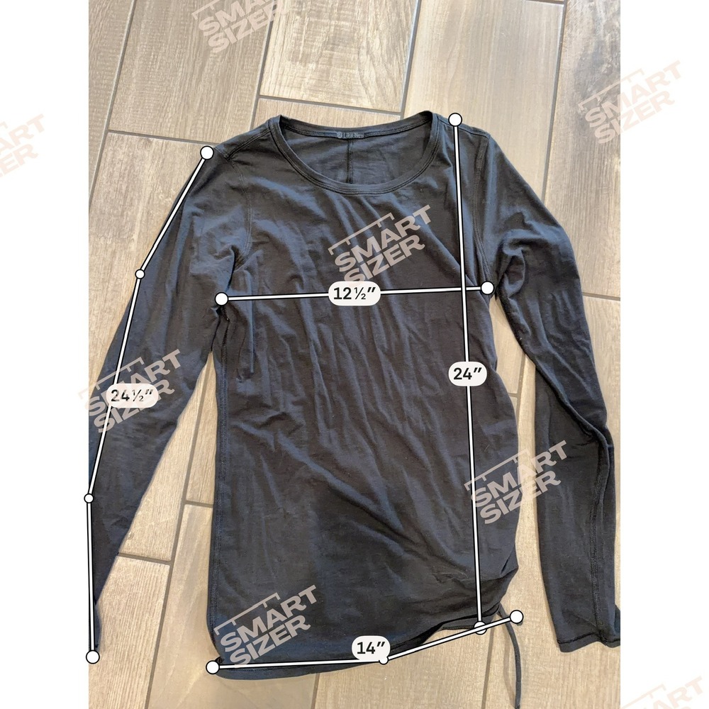 Lululemon Like New Long Sleeve Top Womens‎ Black - Picture 3 of 3